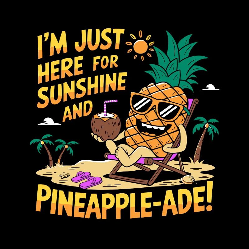 I'm Just Here for Sunshine and Pineapple-ade
