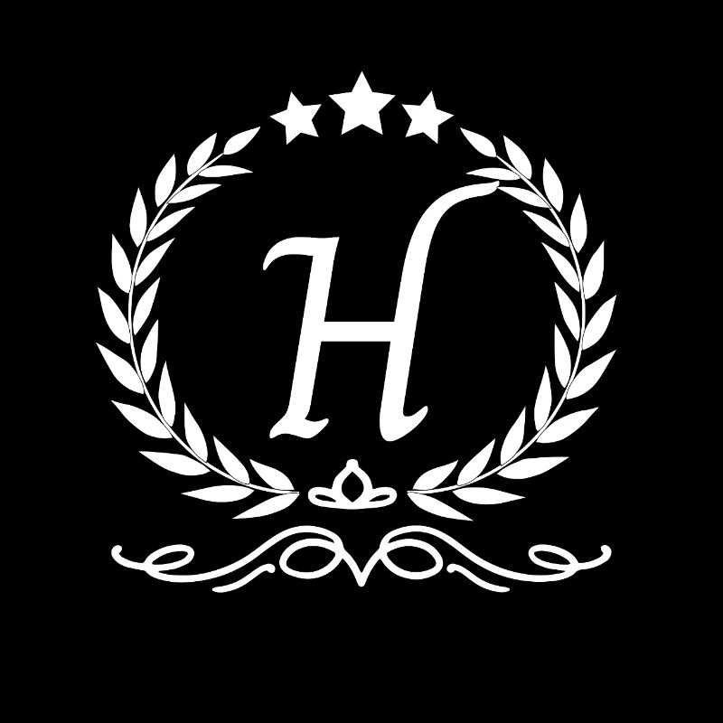 Lettre h couronne