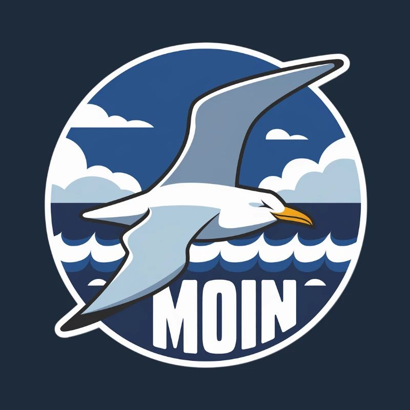 Möwe Moin Sweatshirt Logo