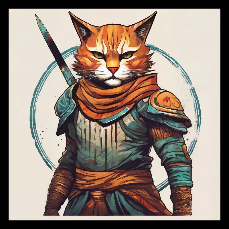 Guerrier chat