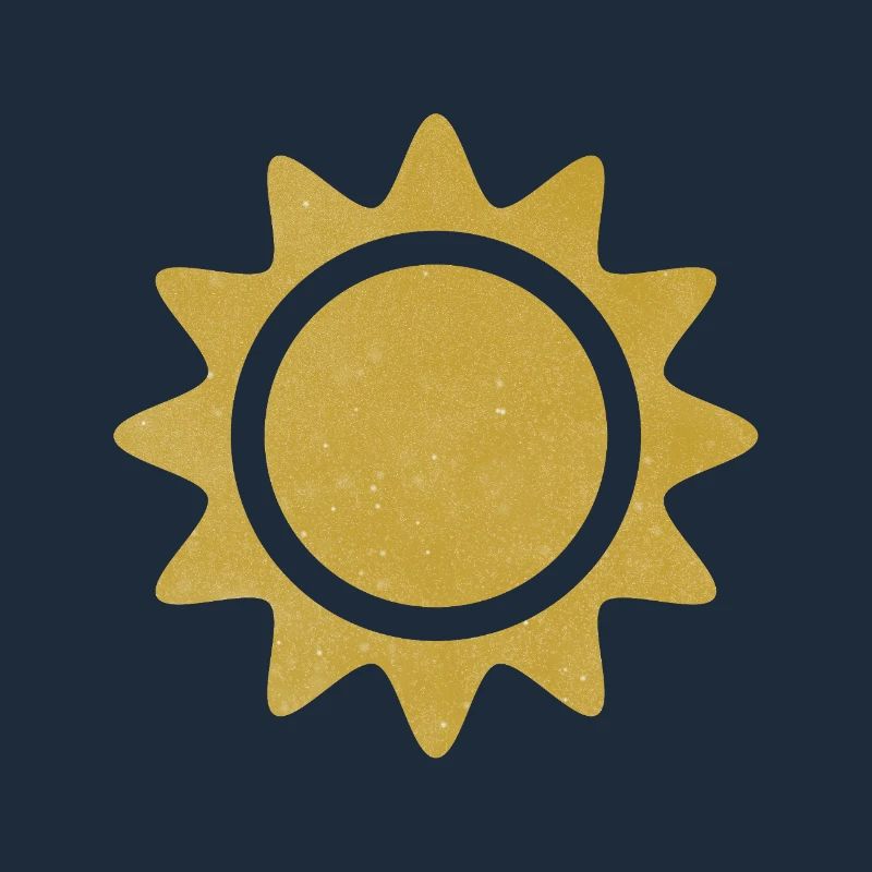 Bright Sun: Minimalist Solar Graphics