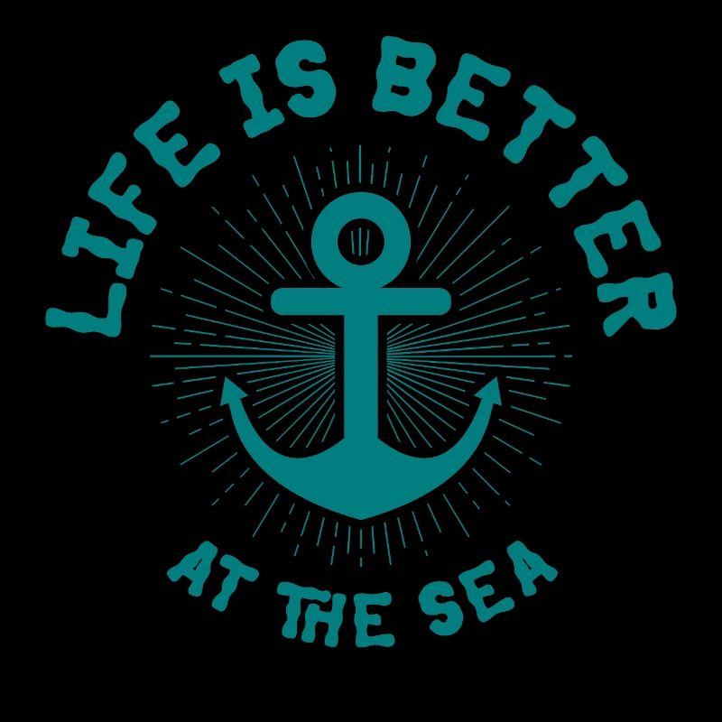 Mermaid Anker Spruch Geschenk See Schiffanker