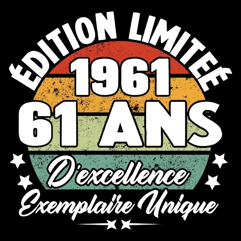 Cadeau 61 ans d'excellence / Édition limitée 1961