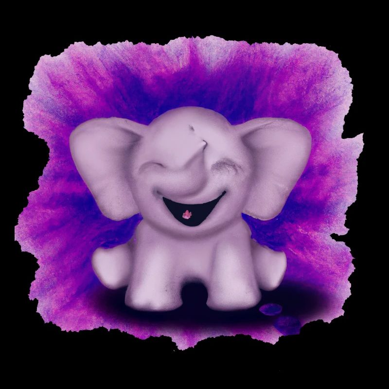 lachender elefant