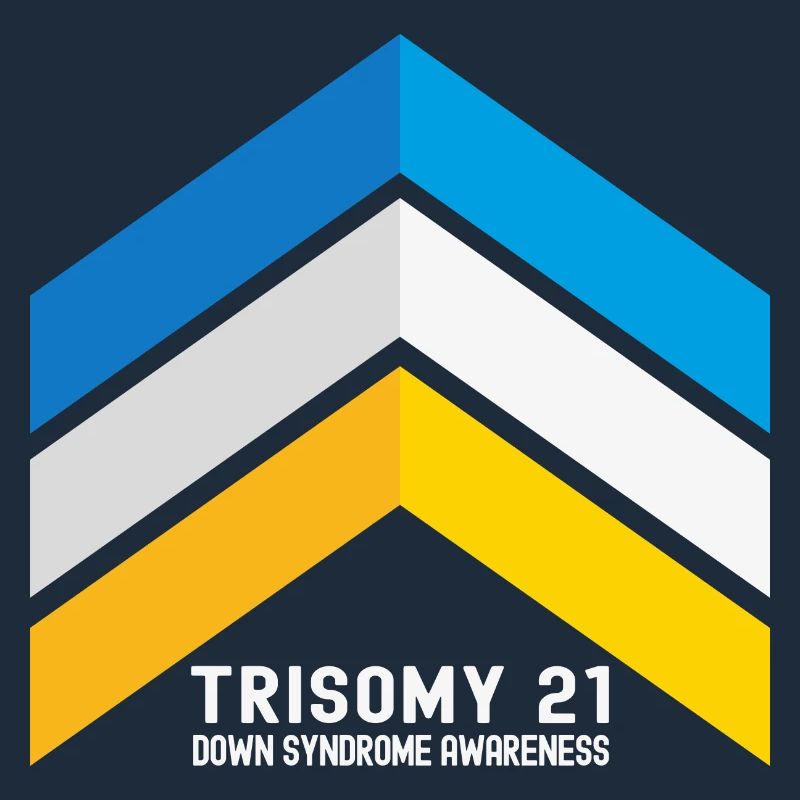 Down Syndrome Three Chromosome Arrows Awareness