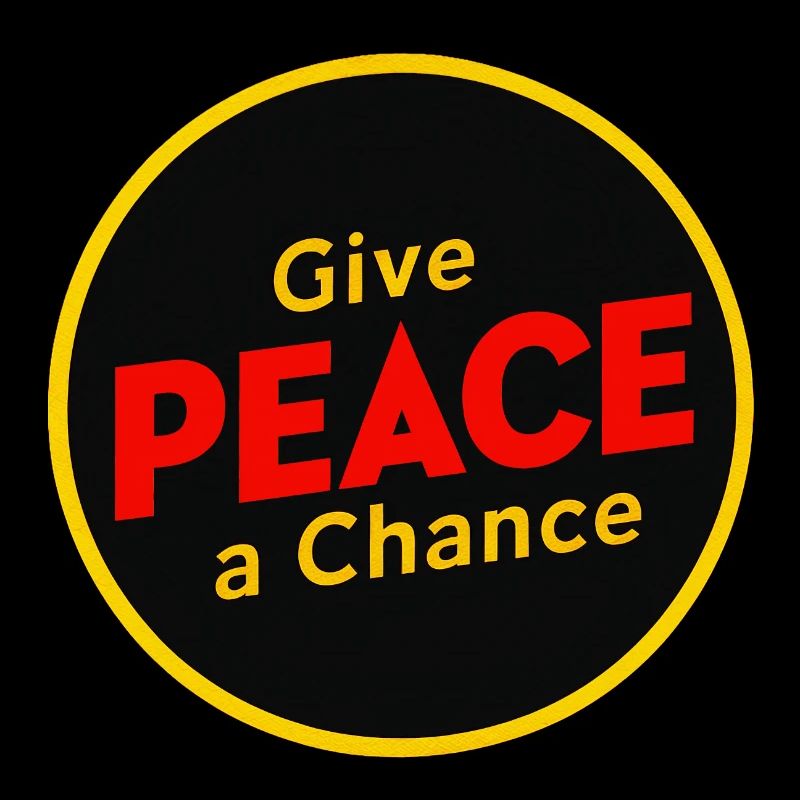 Give Peace A Chance - Tee Retro - Peaceful Protest