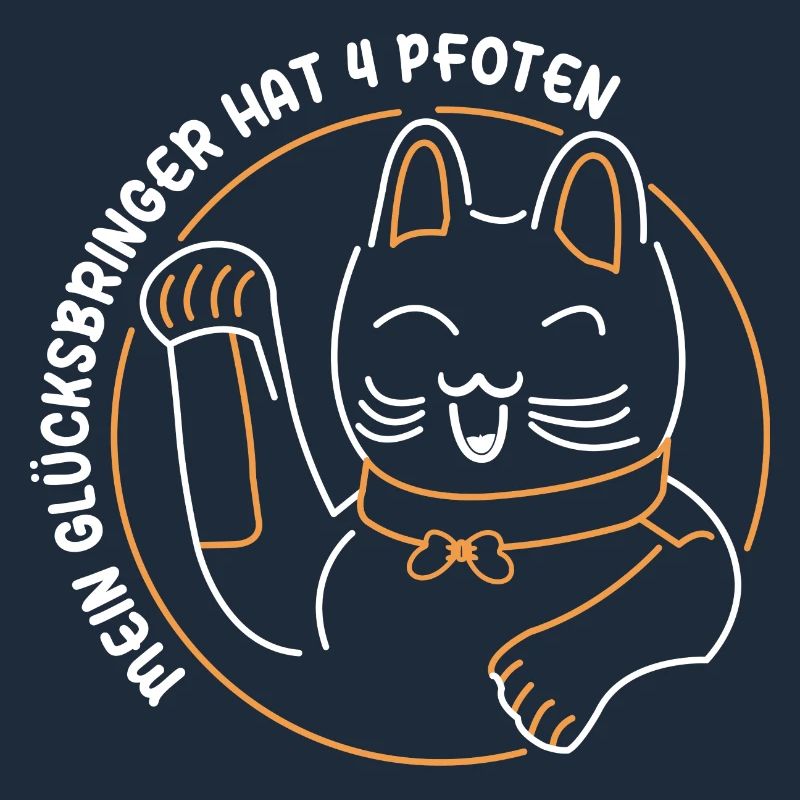 Katzen Glücksbringer, Geschenk Katzenbesitzer
