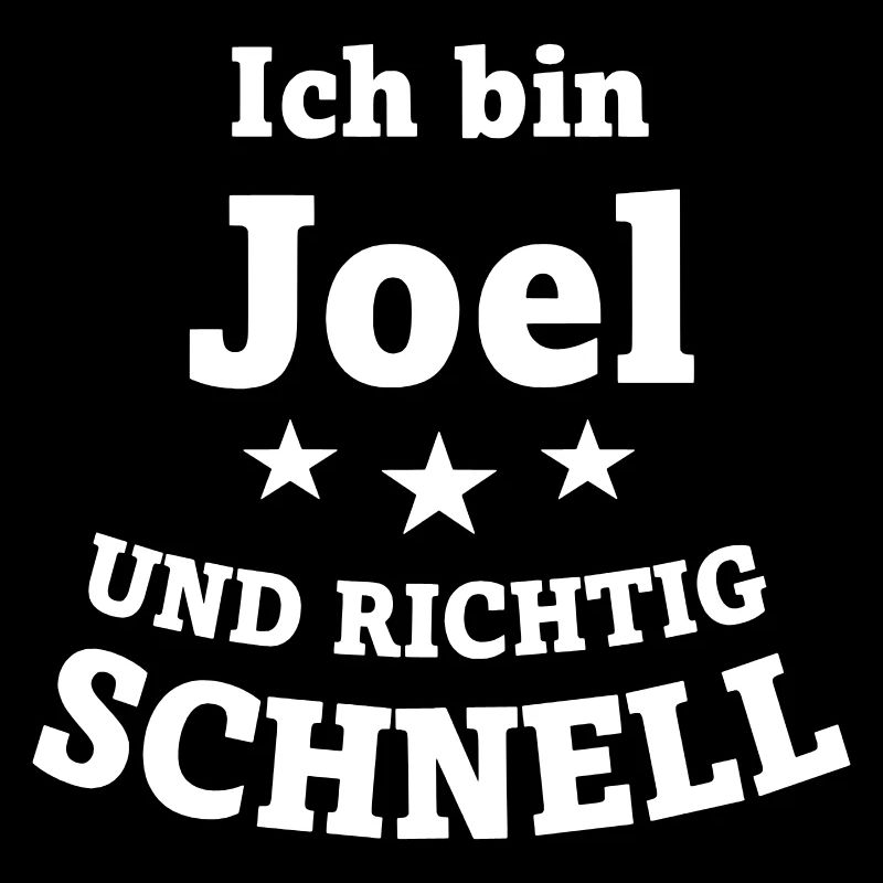 Ich bin Joel und richtig schnell
