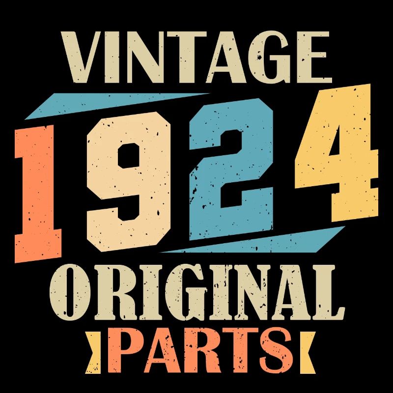 Monat 1924. 1924 Geburtstagsgeschenk. 100 Jahre Bir