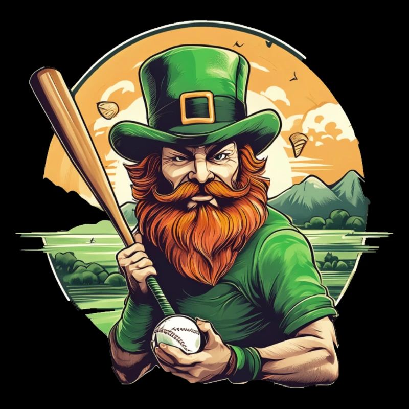 St. Patrick's Day Kleeblatt Baseball