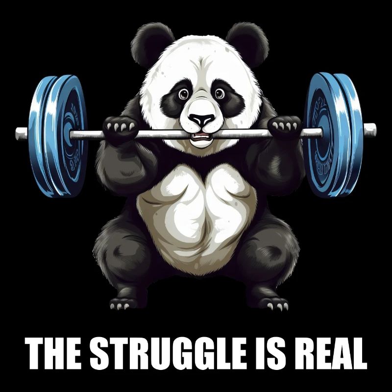 Panda Dumbbell Training Workout: la lutte est