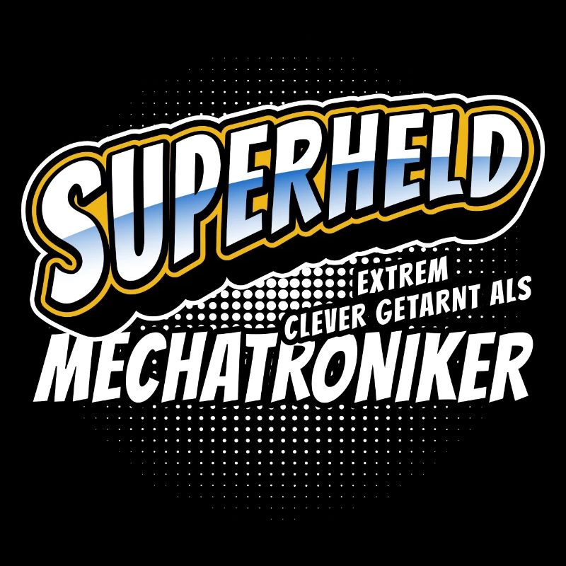 Superheld, clever getarnt als Mechatroniker