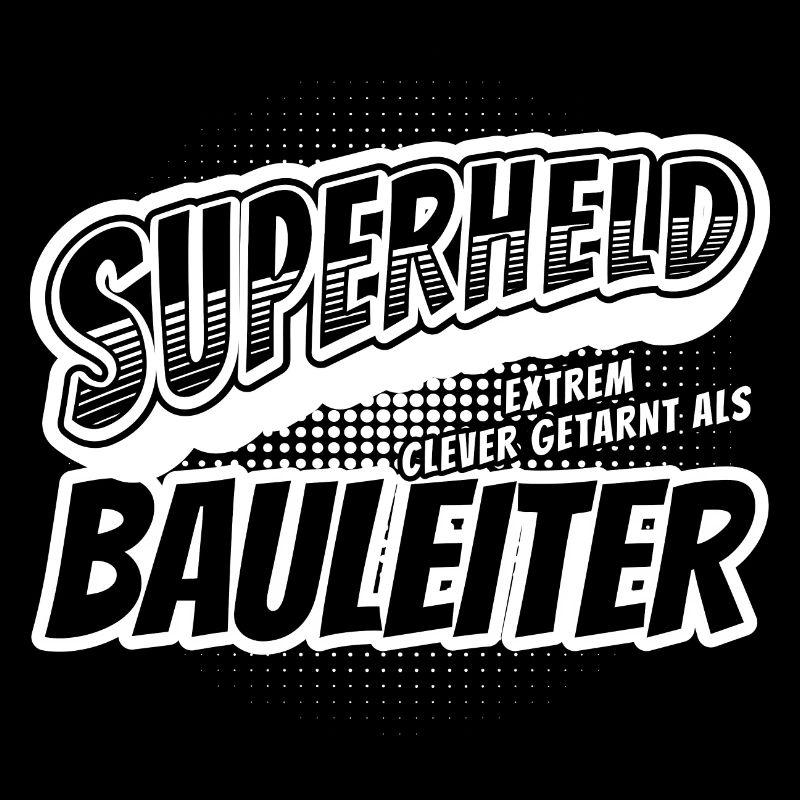 Superheld, clever getarnt als Bauleiter