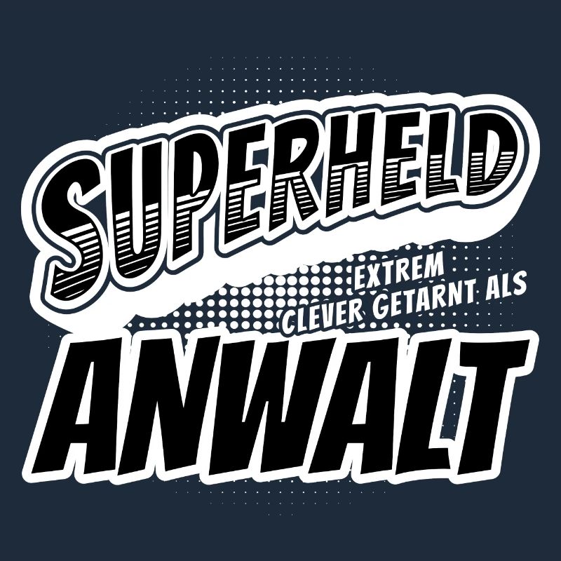 Superheld, clever getarnt als Anwalt