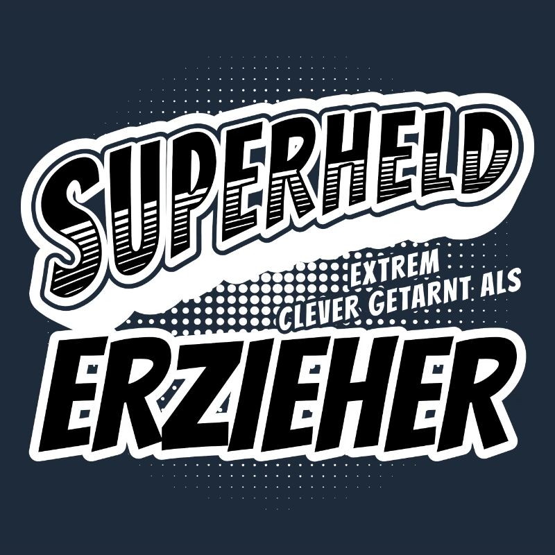 Superheld, clever getarnt als Erzieher