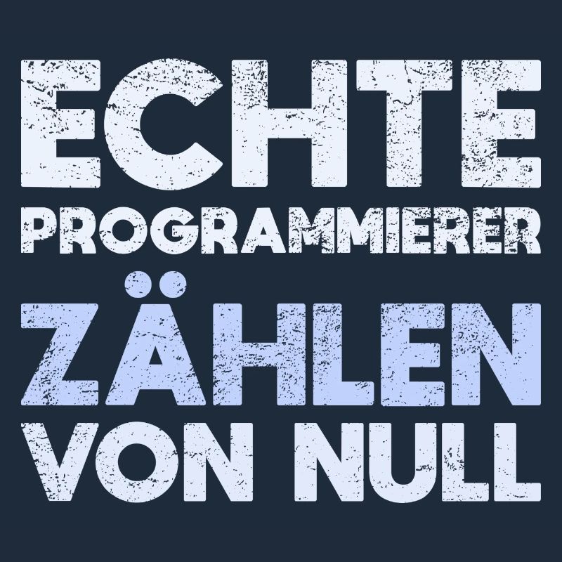 Echte Programmierer Zählen Von Null