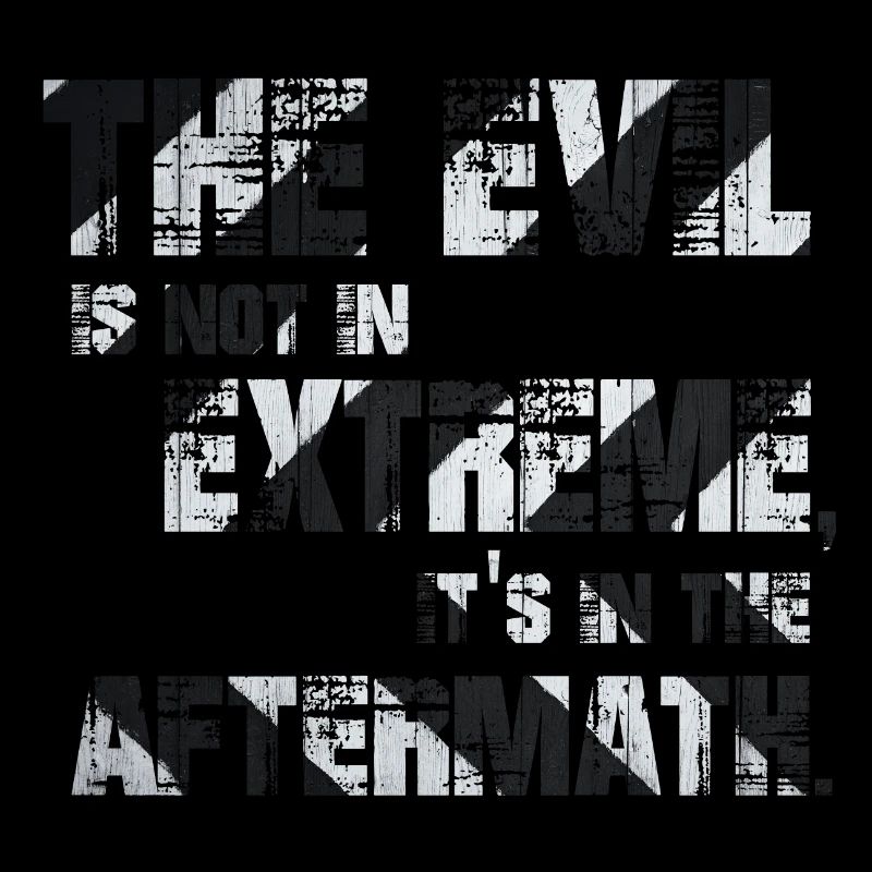 Le mal n’est pas dans les extrêmes, il est dans l’après-temps