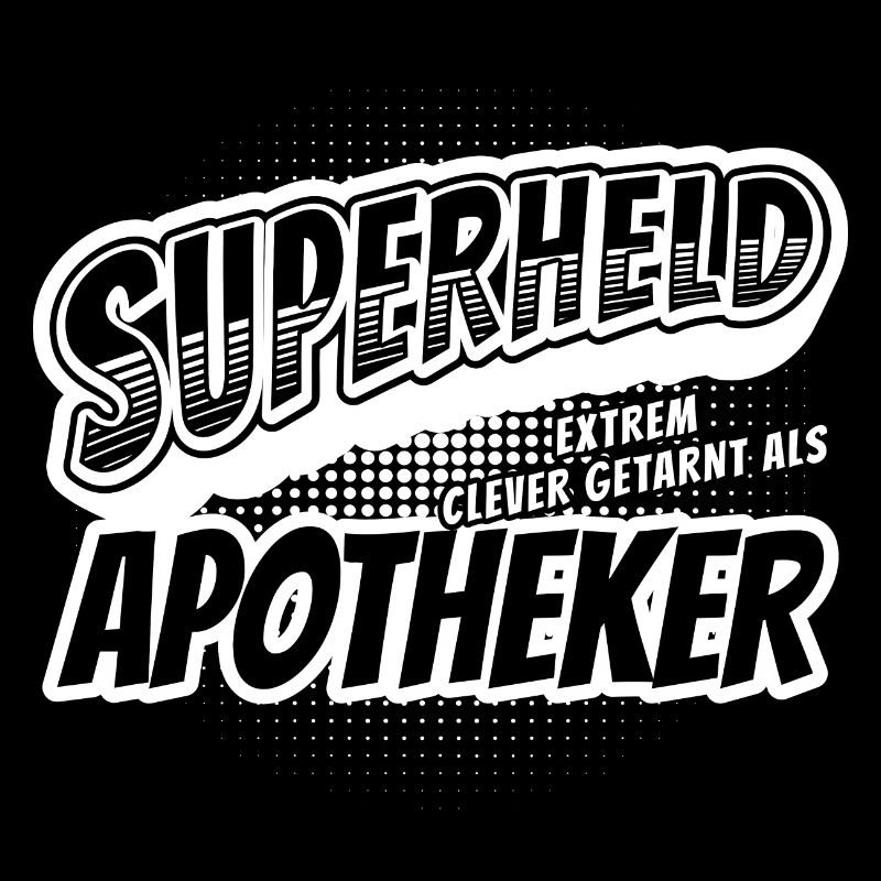 Superheld, clever getarnt als Apotheker