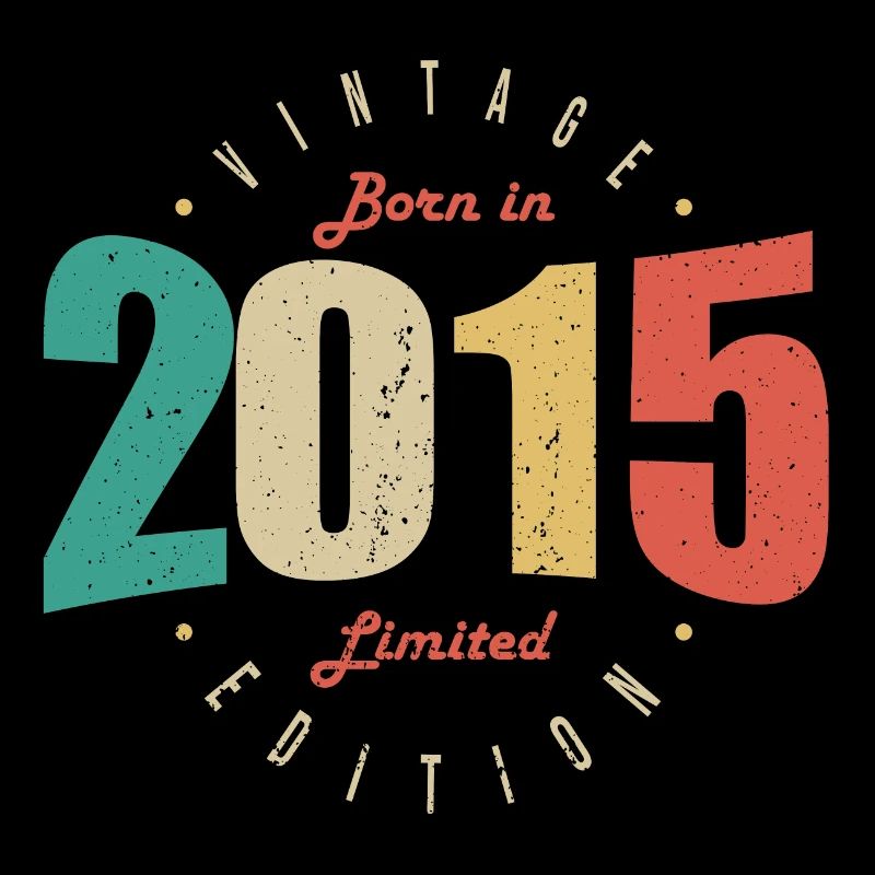 2015 Vintage Retro Geburtstagsgeschenk 2015
