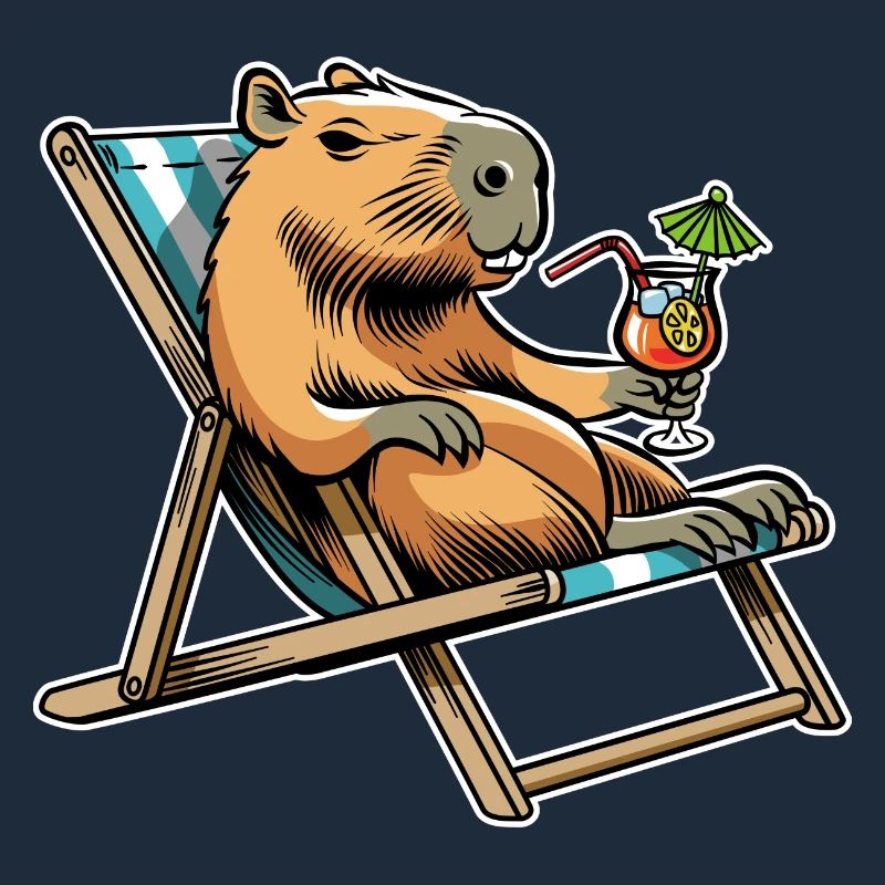 Ne vous inquiétez pas, soyez Cappy - Capybara - Vacances