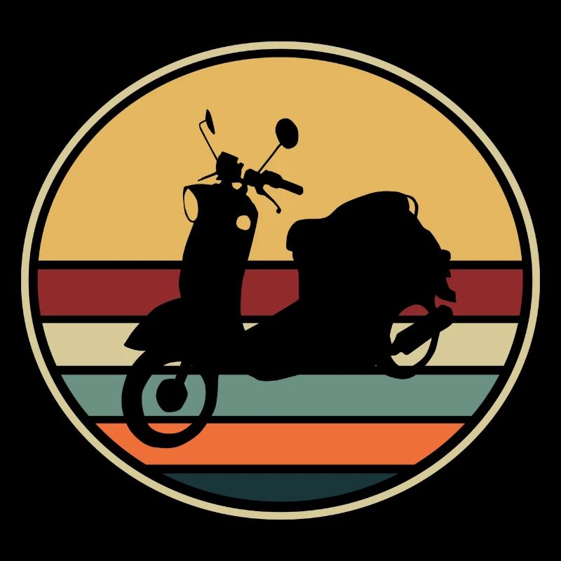 Motorroller Mofa Retro Moped