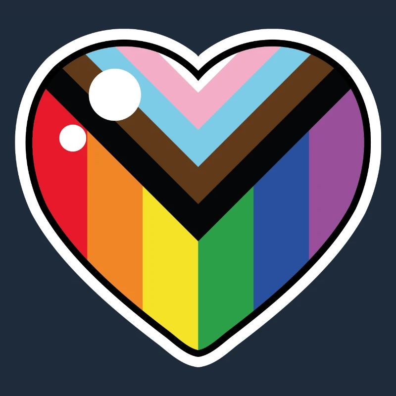 Herz (Progress Pride Flagge)