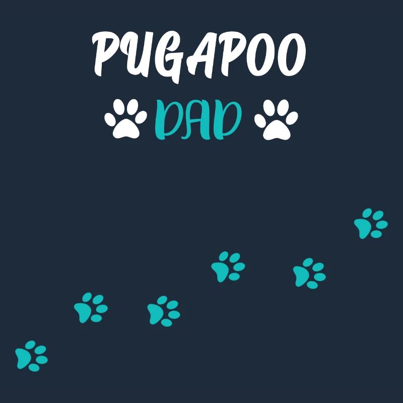 Pugapoo Dad - Pudel Mops Mix