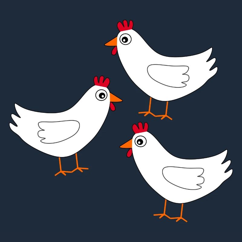 white chicken funny