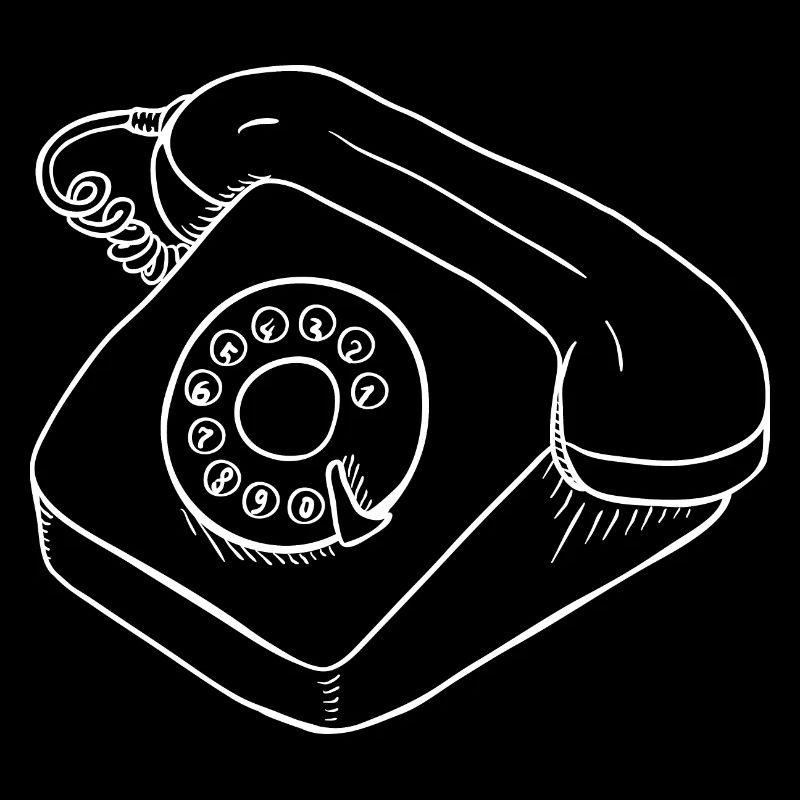 Rétro téléphone Dial Combiné