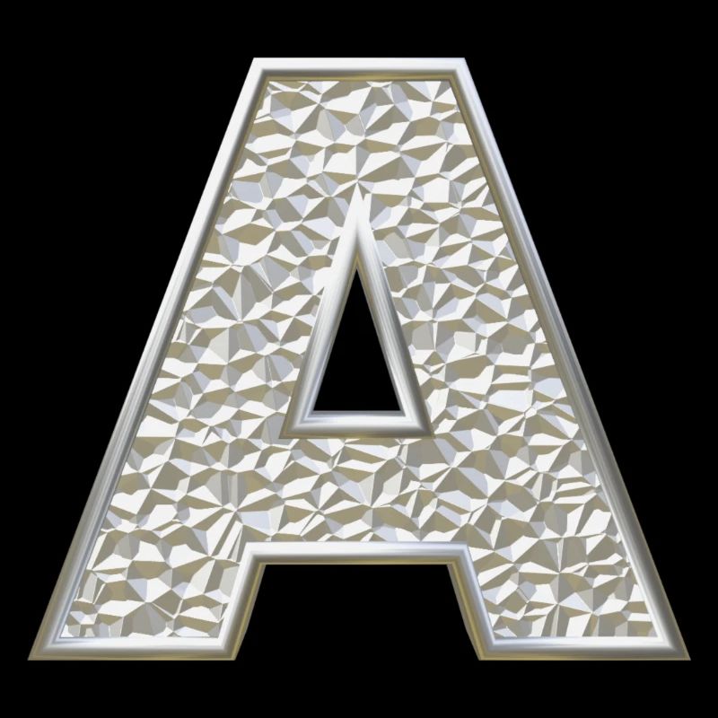 A, letter, letter A, initial, initial A, monogram,