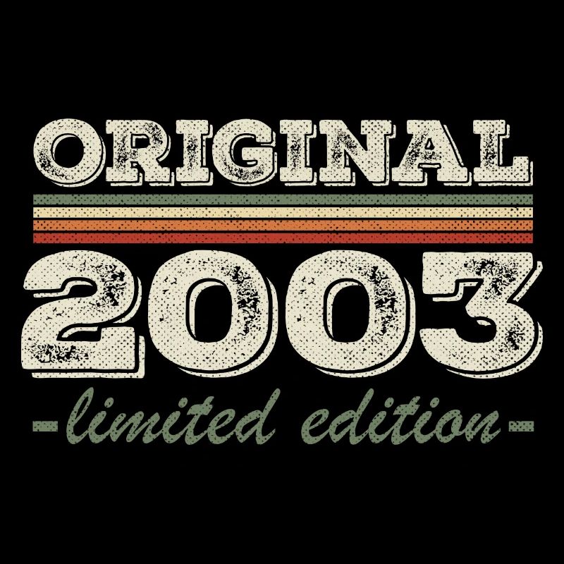 Legende seit 2003 Geboren 2003 Geburtstag 2003