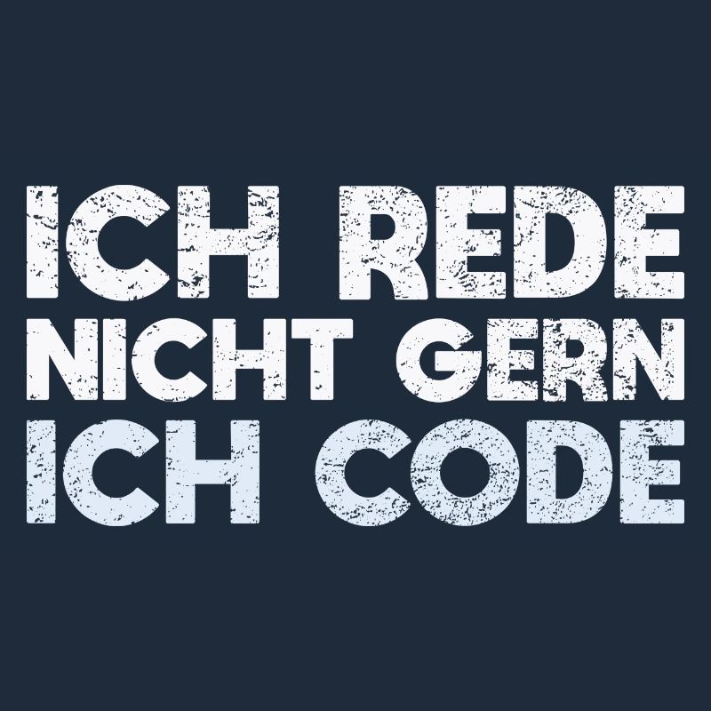 Ich Rede Nicht Gern, Ich Code