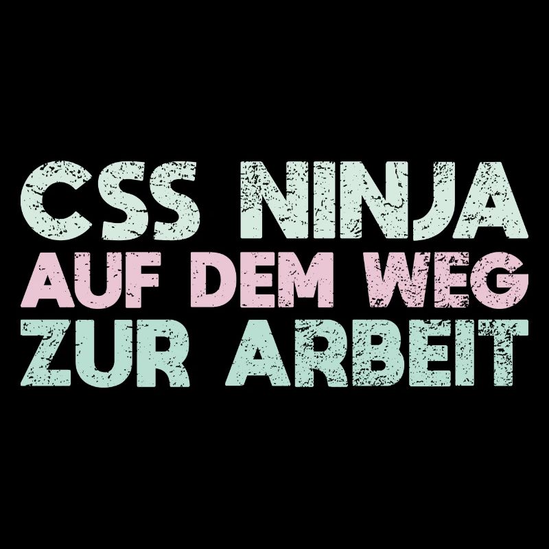 CSS Ninja Auf Dem Weg Zur Arbeit