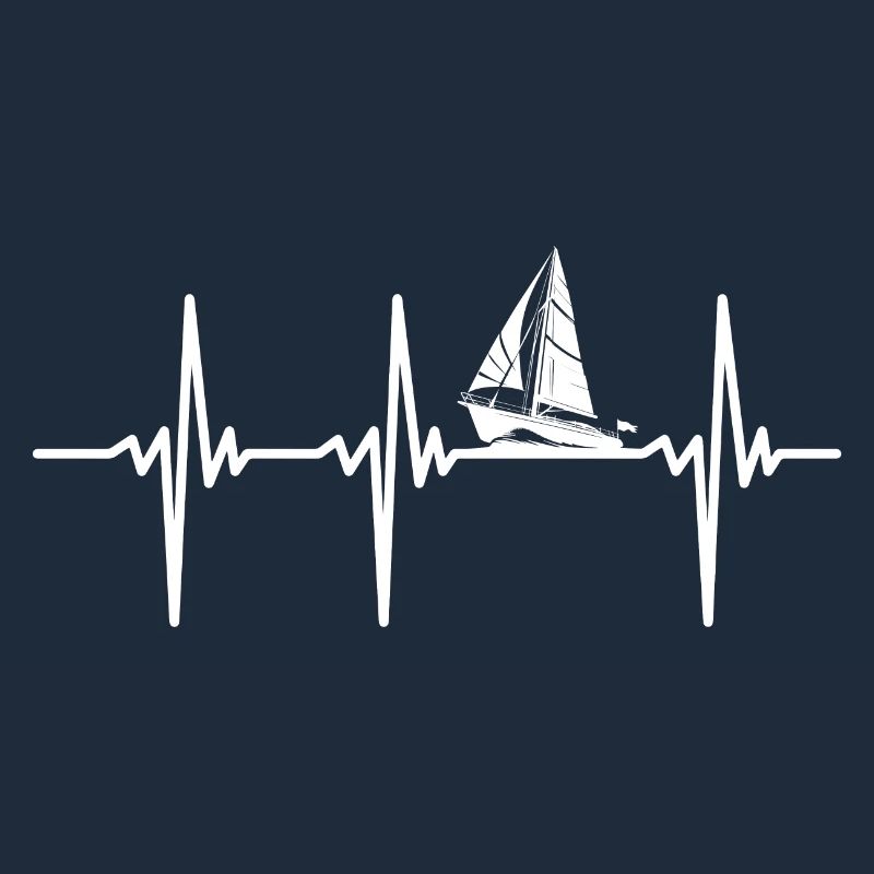 Heartbeat for elegant sailboats and good wind