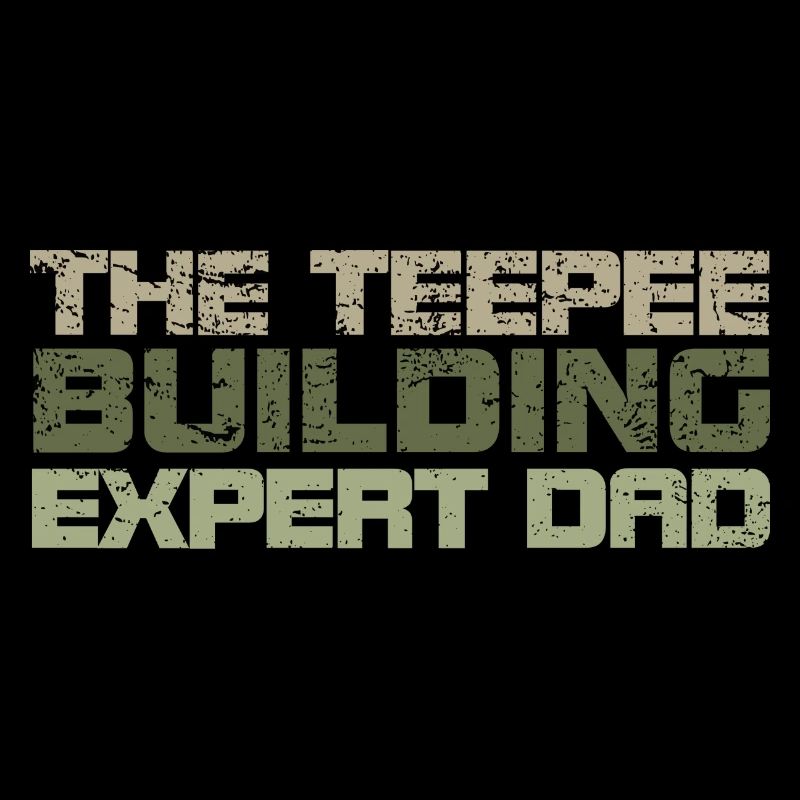 Le père expert en construction de tipis