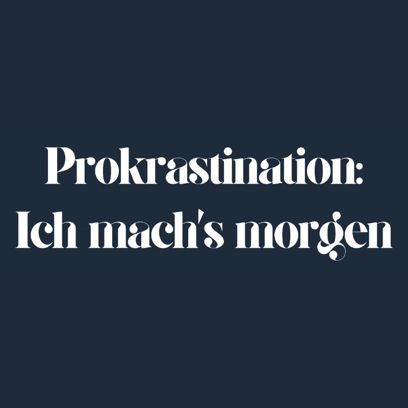 Prokrastination: Ich machs morgen