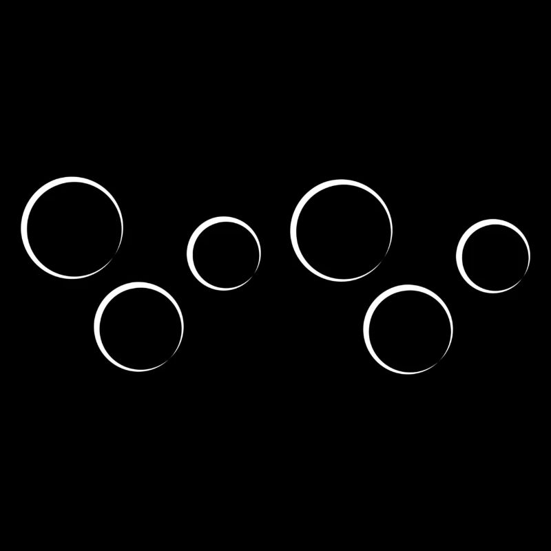 Six Circles Circle Shape Symbol