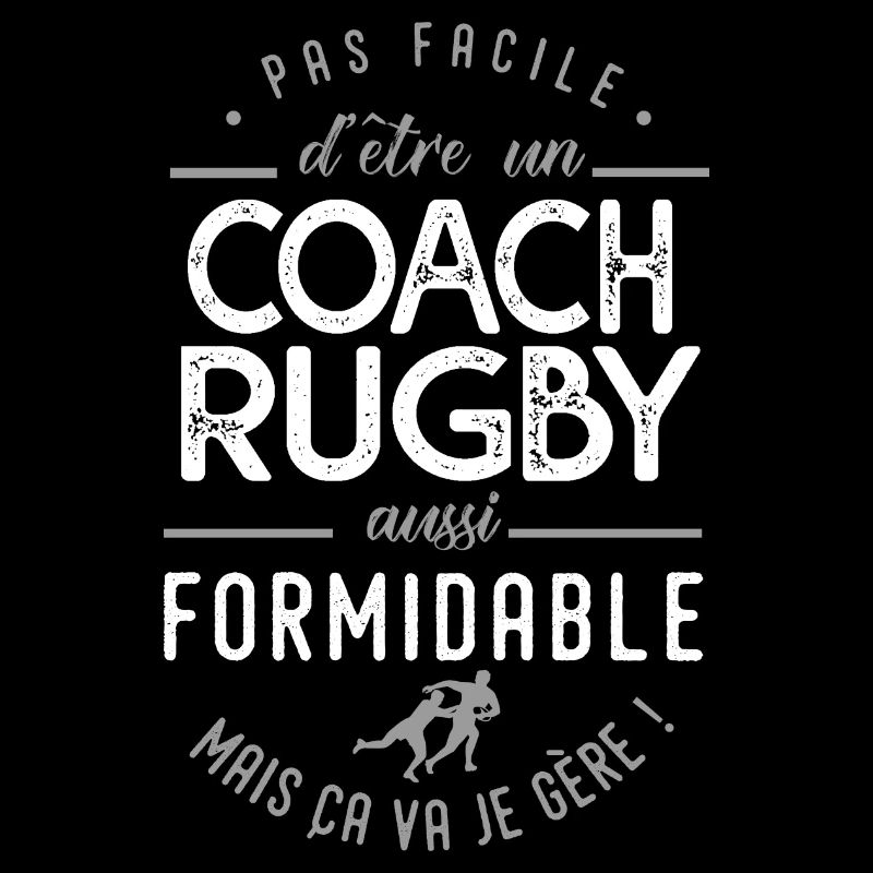 coach Rugby formidable cadeau sport rugby