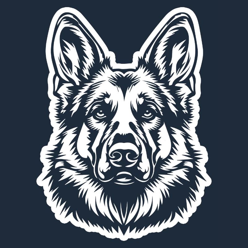 German Shepherd Dog Dog Head