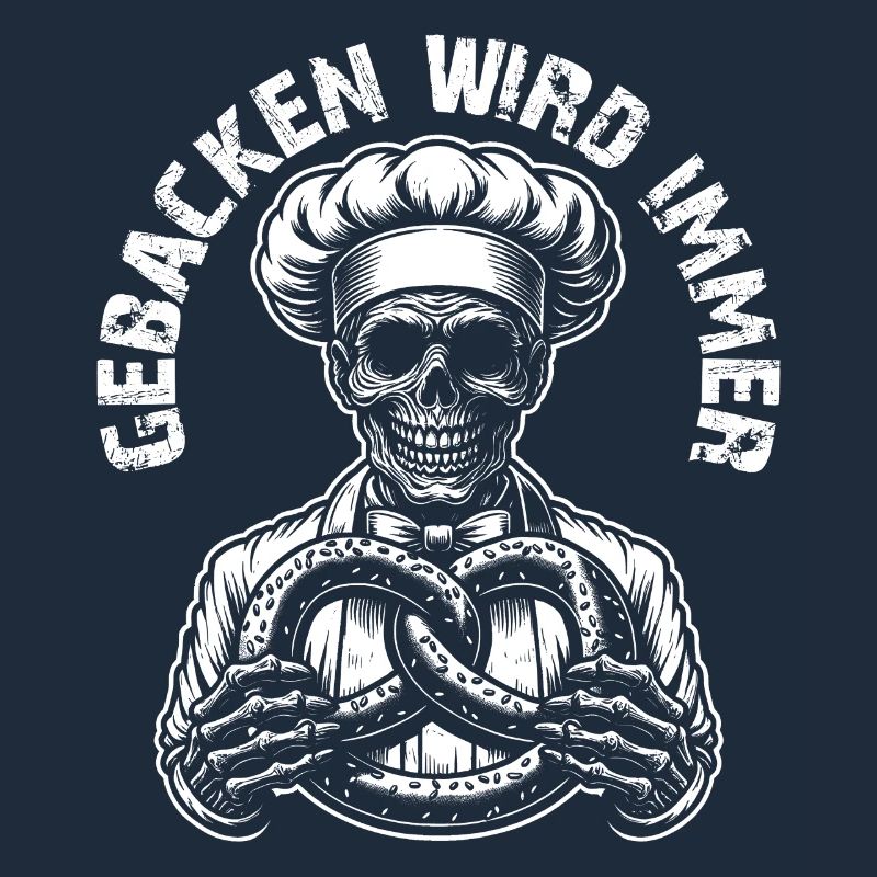 Zombie als Bäcker - gebacken wird immer