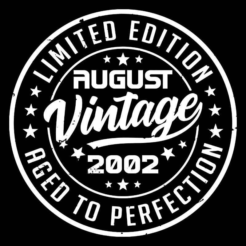 August 2002 Vintage Geburtstagsgeschenk 2002 August