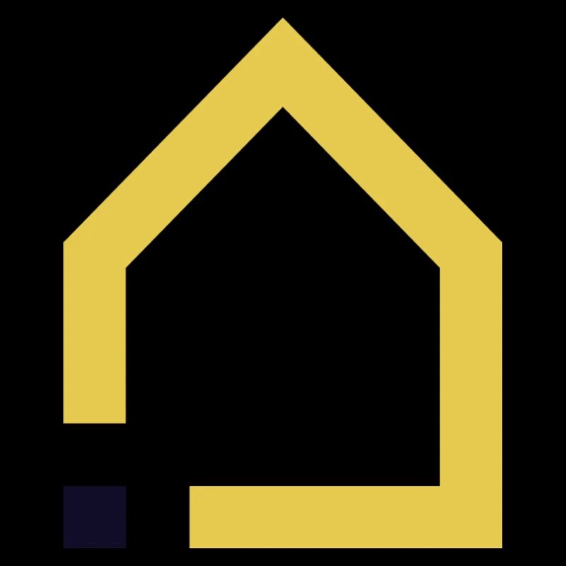 Icone : Smart FLAT (Or & Carré noir/ Transparent)