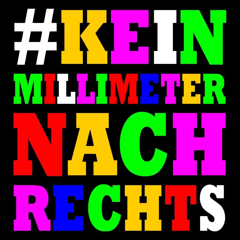 kein millimeter nach rechts