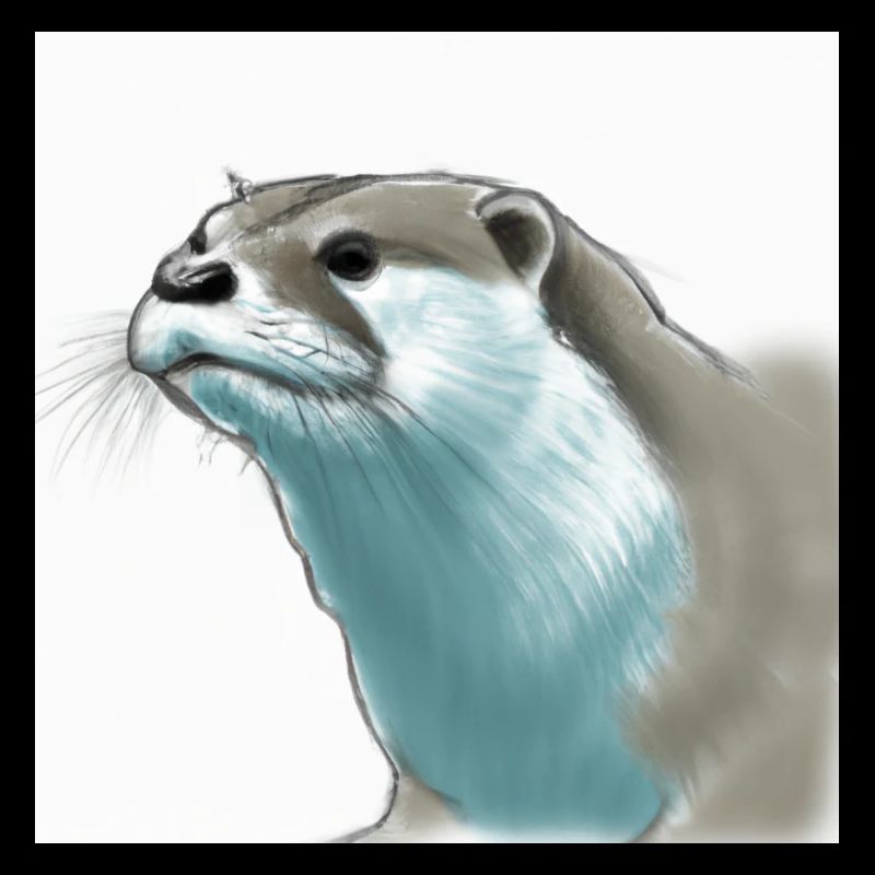 Cute otter (drawing)