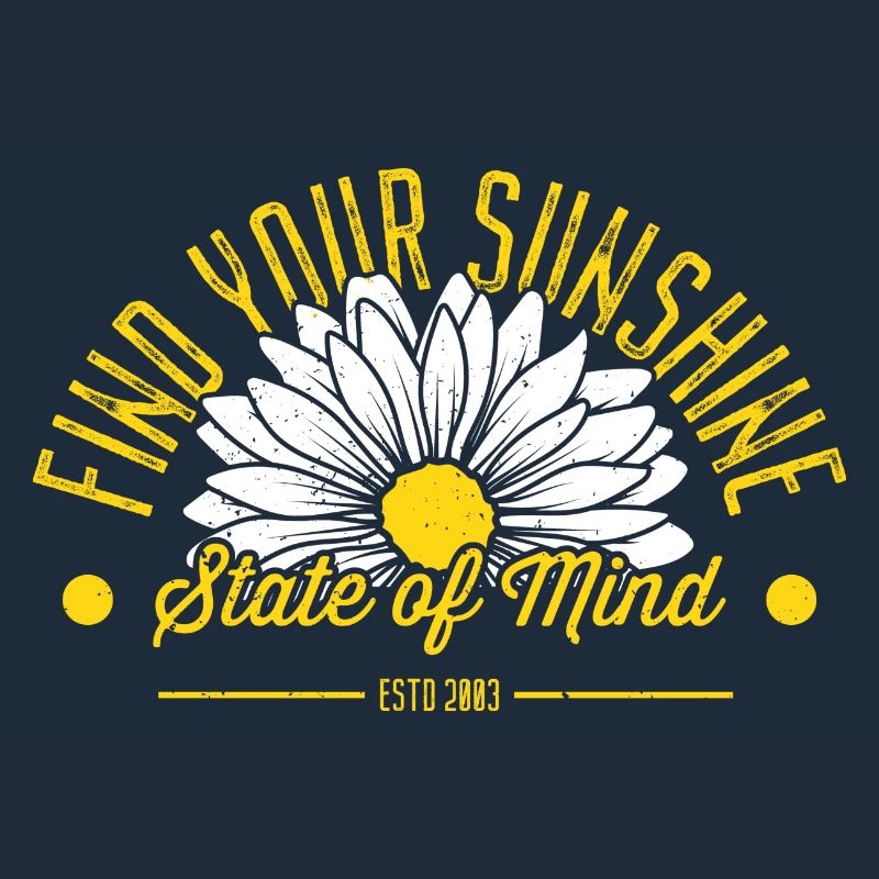 Daisy Trend Visual with Inspirational Phrase