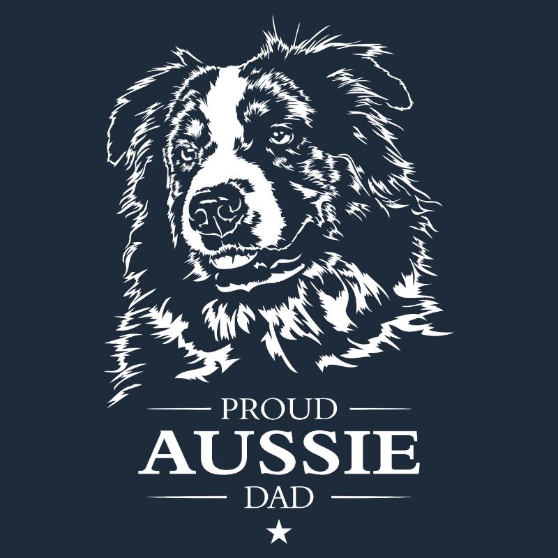 Aussie Dad Australian Shepherd Hunde Hund Wilsigns