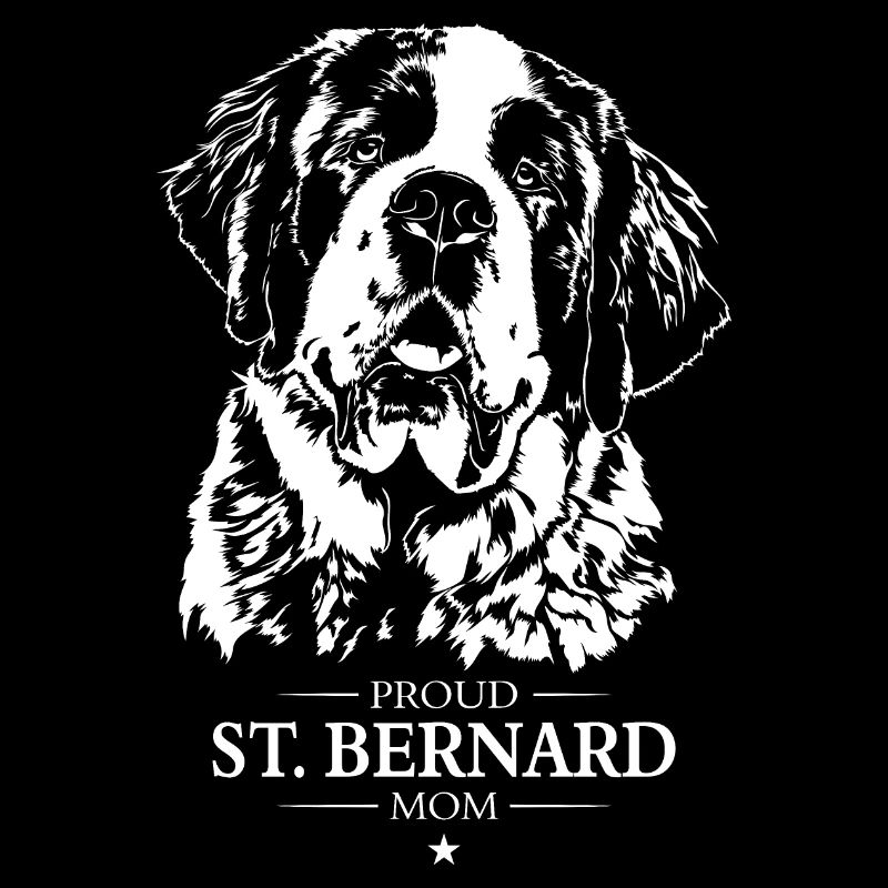 St Bernard Maman Chien Chien Saint Bernard Wilsigns