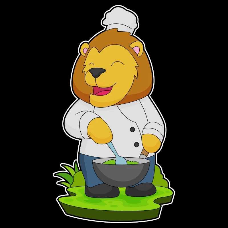 Chapeau de chef Lion