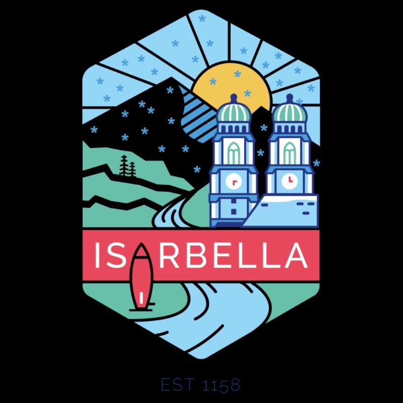 Isarbella im Winter