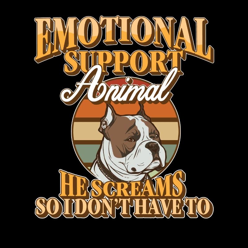 Emotional Support Animal He Screams So I Don't